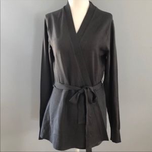 LANDS END Wrap Sweater